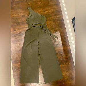 One shoulder jumpsuit